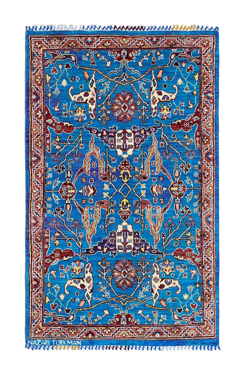 Orientalsk Teppe - Chaman Rug Hand Knotted - 92 x 150 cm (Størrelse: 92 x 150 cm)