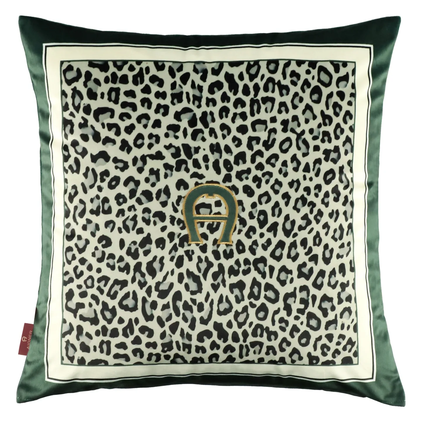 Stoeckel & Grimmler Kissenhülle Aigner Leo Oliv 45x45 cm | Schubiger Möbel