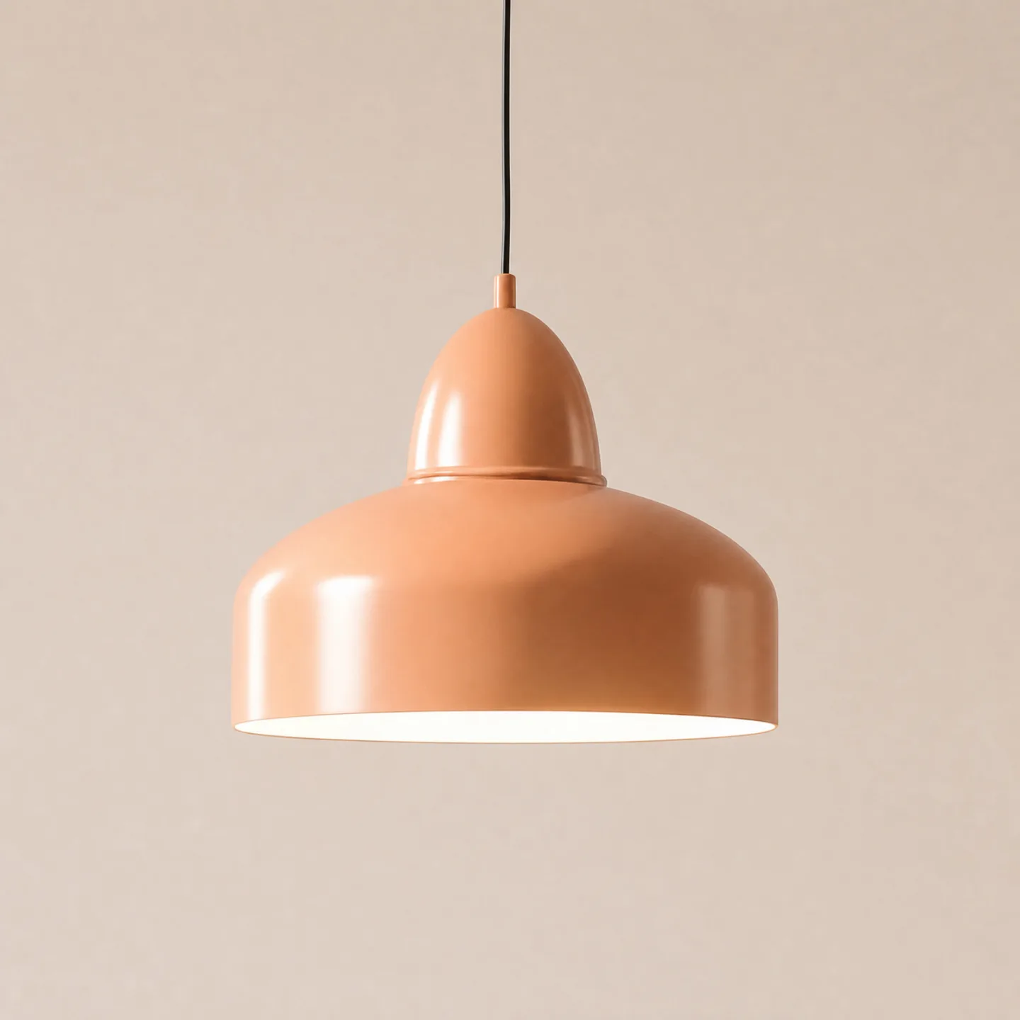 Mille Hängeleuchte, koralle, 1-flammig - ALDEX - Wohnzimmer - Industrielles Design - Metall - Einflammig