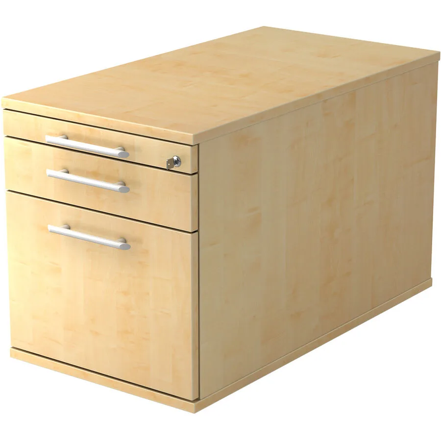 Rollcontainer Office Ahorn Holzwerkstoff B 42.8 cm H 51.2 cm