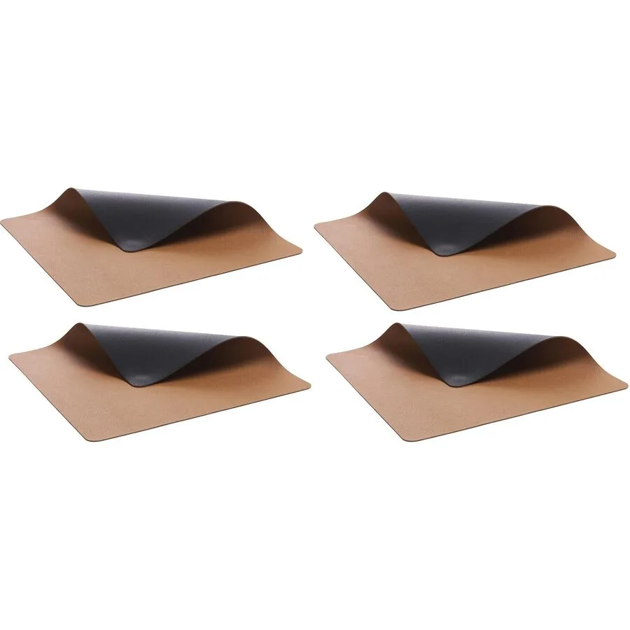 Tischset BITZ Schwarz/Braun Vinyl B 33 cm