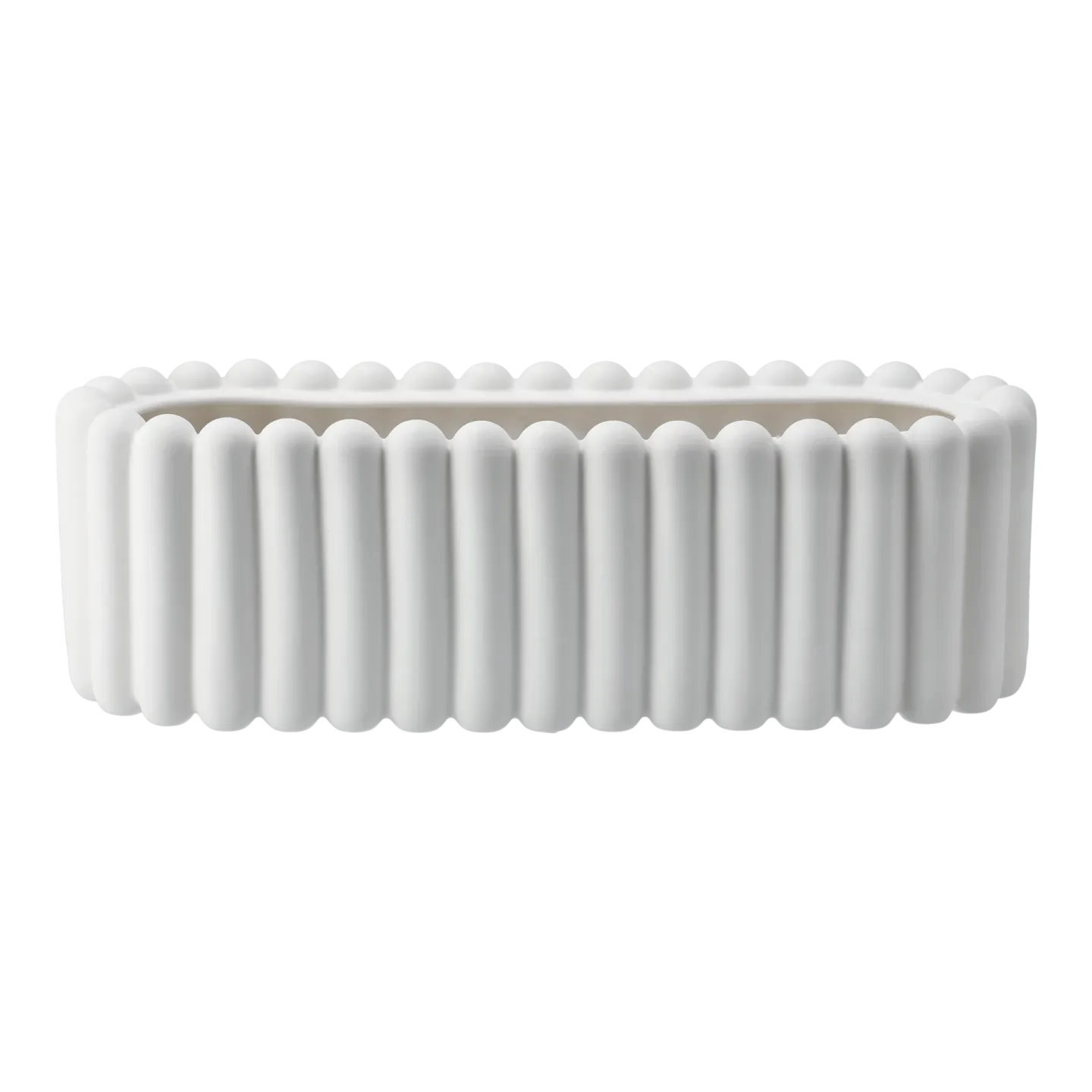 DBKD Mist kruka oval White