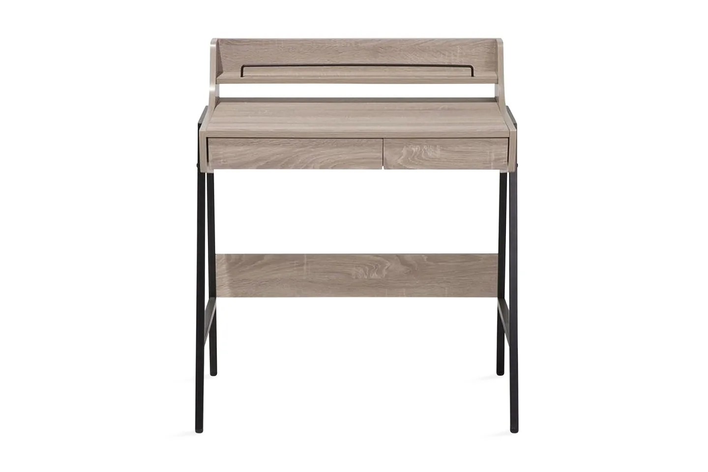 Skrivbord Broxeele 77 cm med Förvaring - Trä/Natur