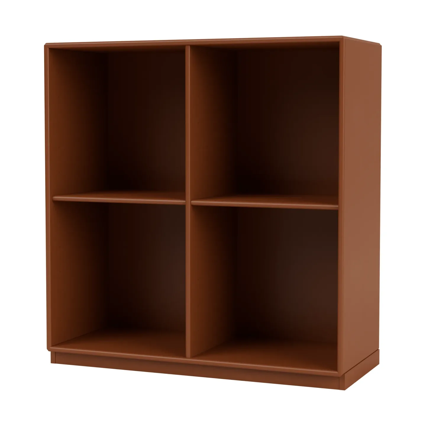 Montana SHOW hylla 69,6x69,6 cm, sockel 3 cm 146-Hazelnut