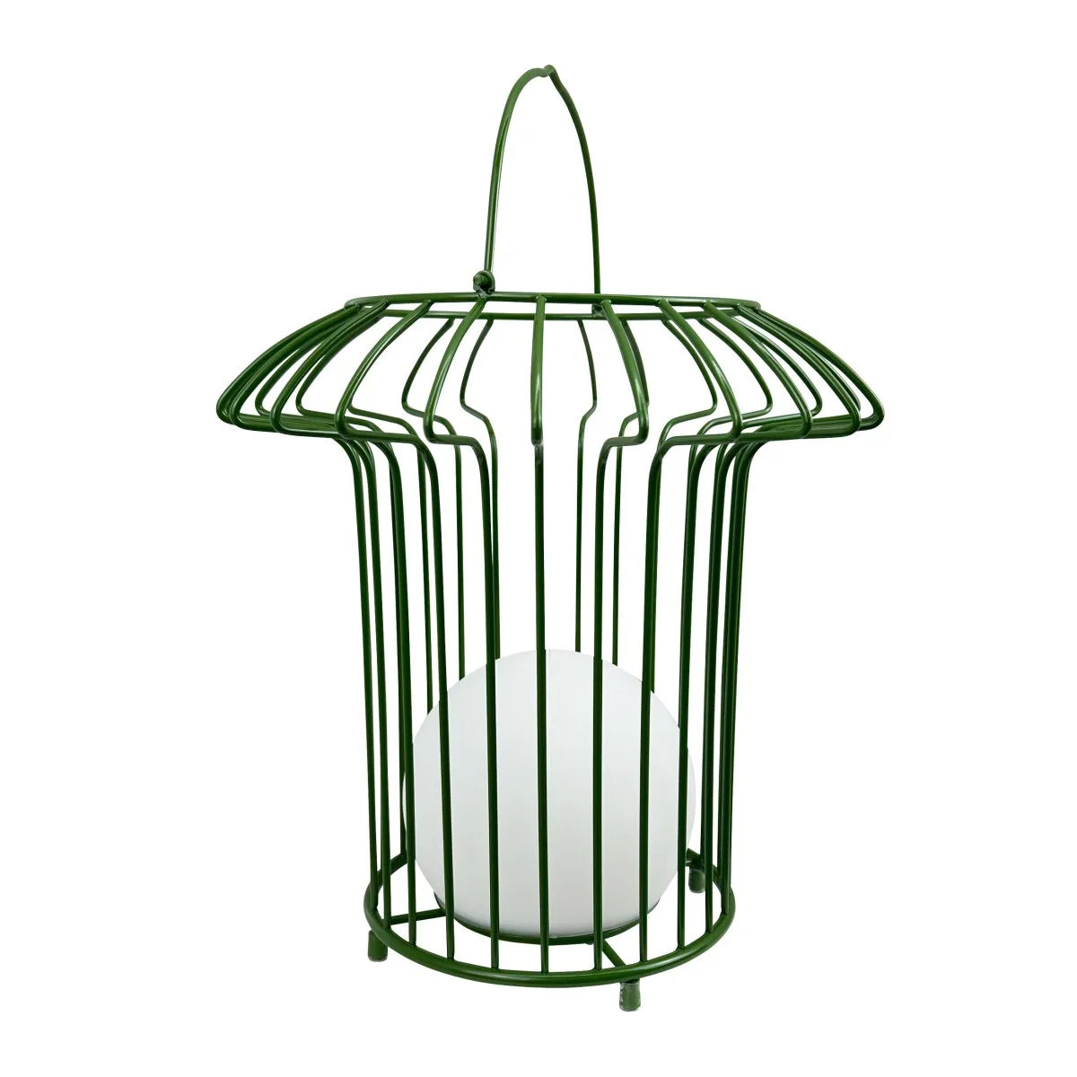 Dyberg Larsen - Basket 32cm - Portabel lampa - Grön