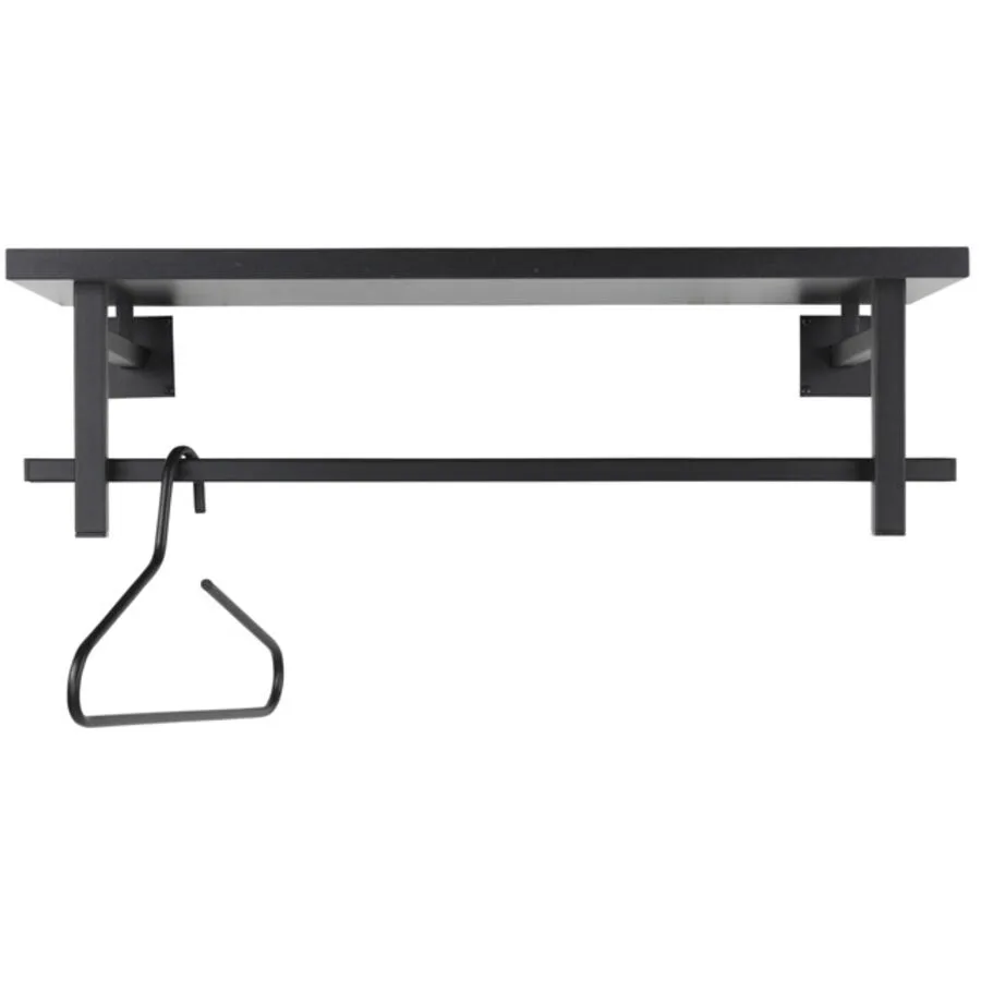 Spinder Design Garderobe Hesta Schwarz Stahl 23 cm