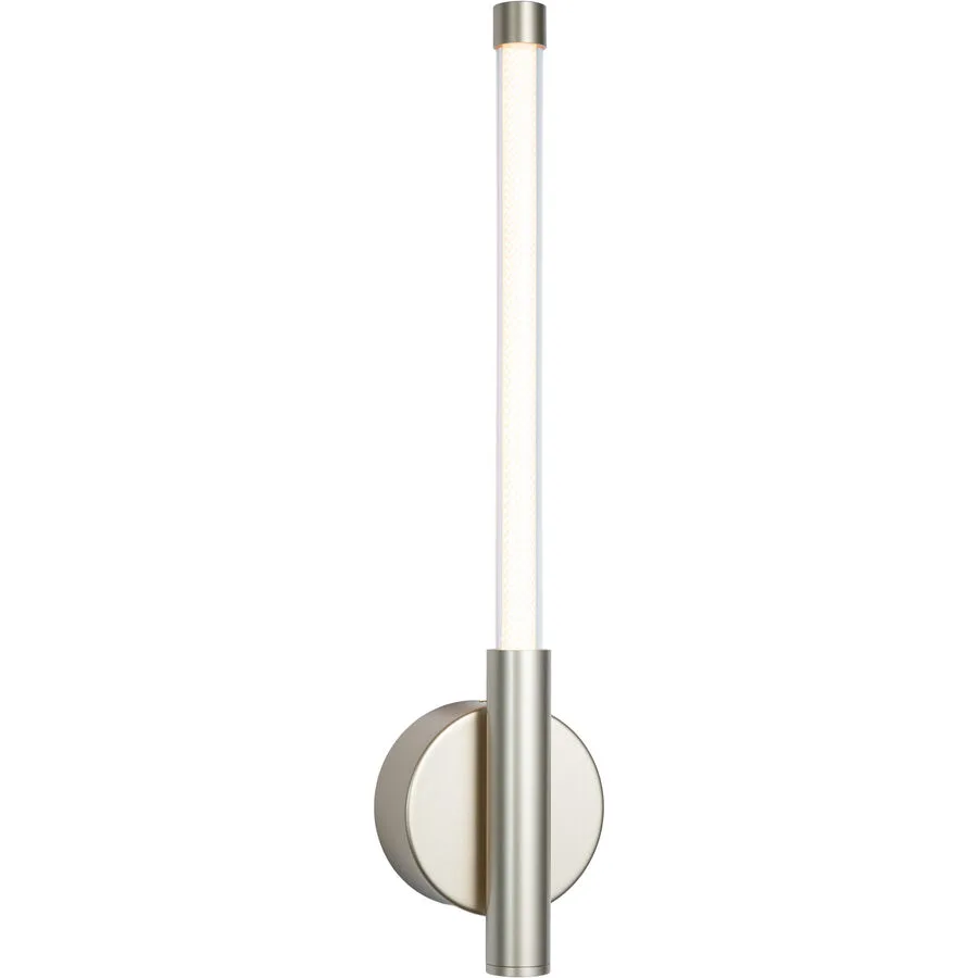 Wandlampe Castellana Braun Kunststoff/Metall 10 cm 45 cm - LED - Lichtfarbe: Extra warmweiss - Material: Metall/Kunststoff - Wandlampe- LED