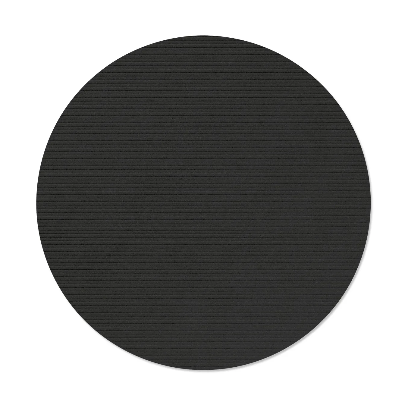 LIND DNA Corduroy Tischset Black ink, circle, L