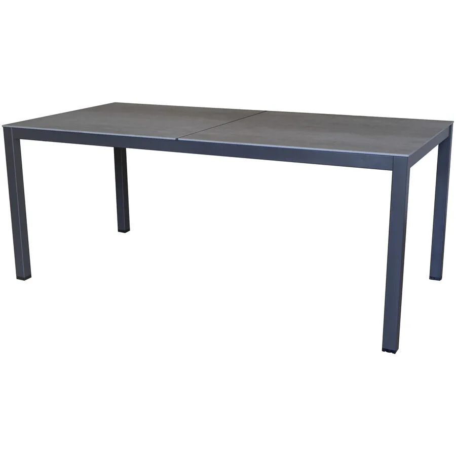 Gartentisch Hiaf anthrazit Keramik B 180 T 90 cm