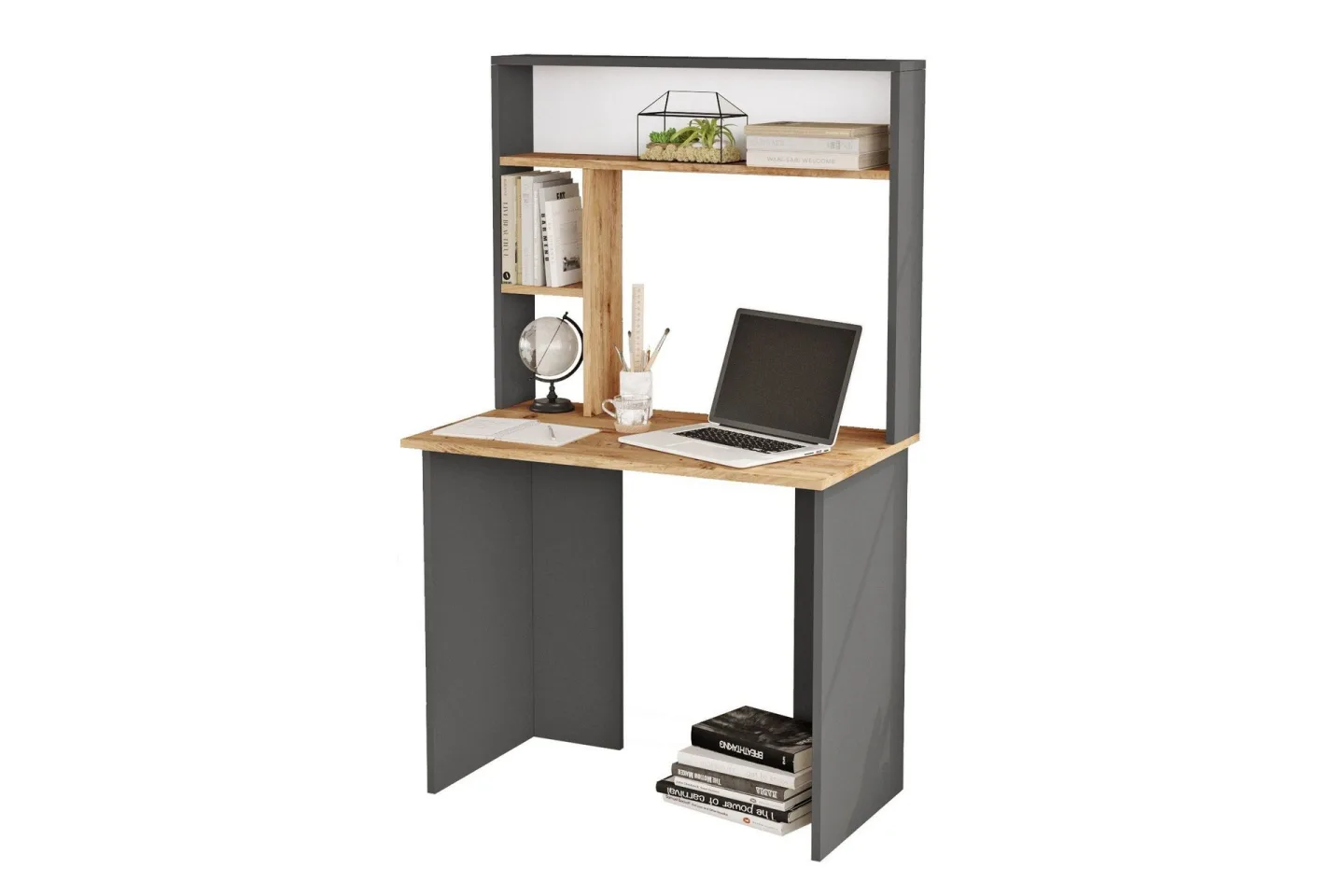 Kaiji Skrivbord 90x51,6 cm Mörkblå/Svart - Hanah Home