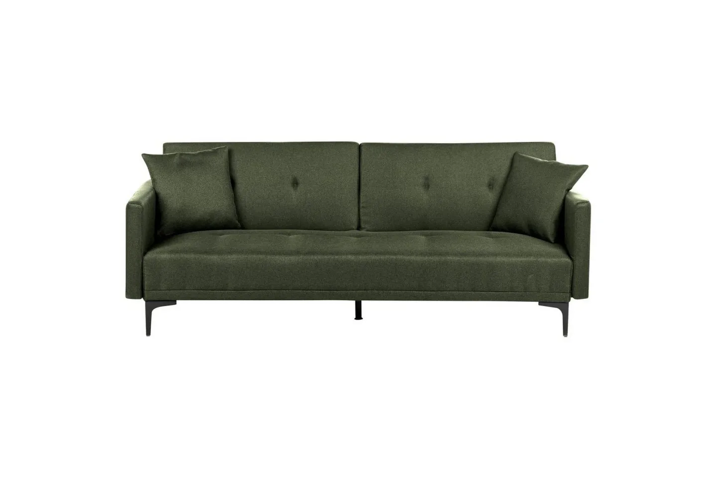 Bäddsoffa Lucan Grön, Svart - Grön, Svart
