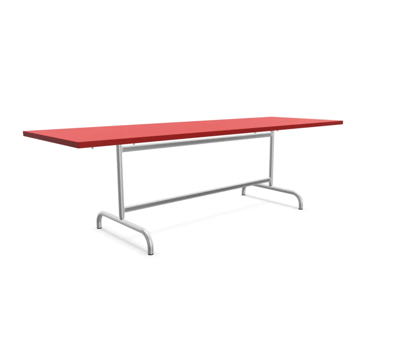 Schaffner Metall-Tisch Säntis Feuerverzinkt Rot | Schubiger Möbel