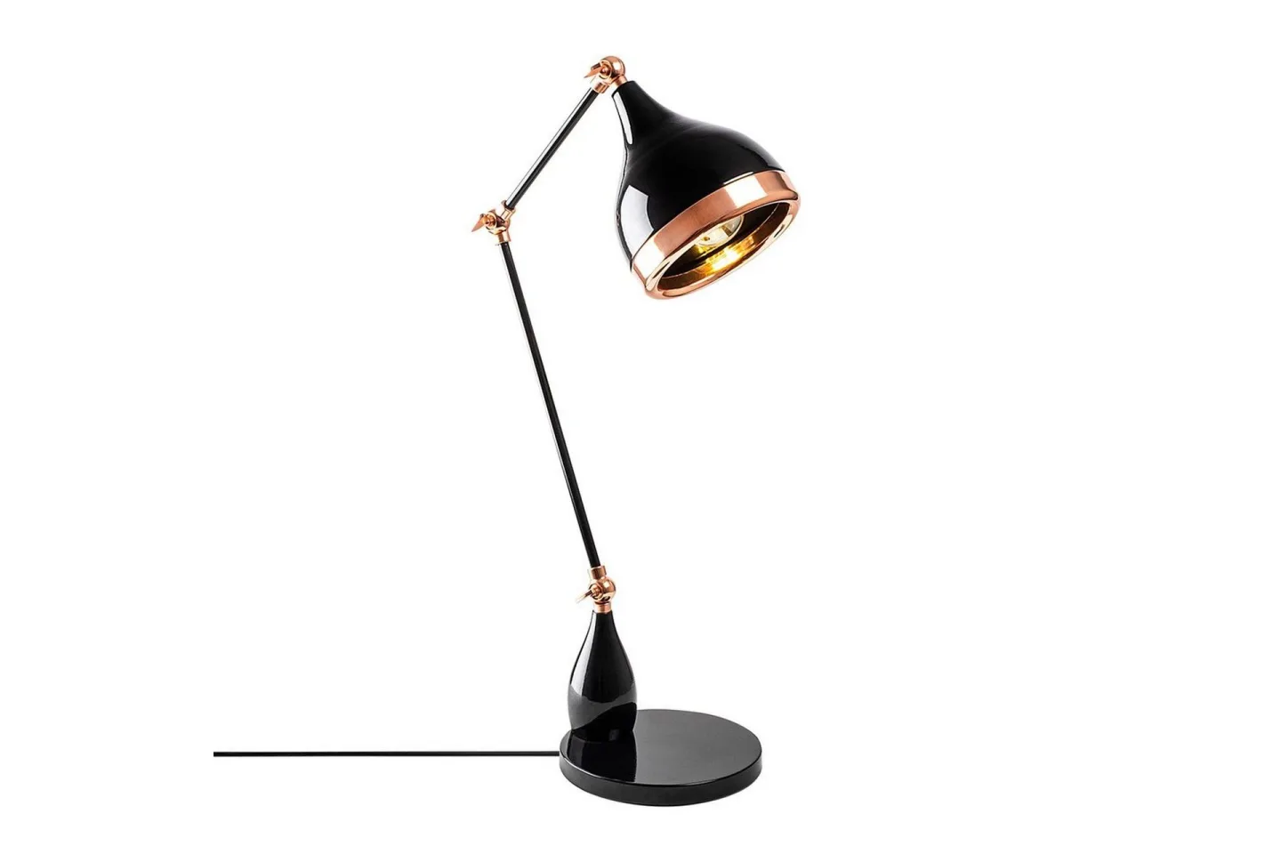 Bordslampa Sood Svart / Koppar - Brons/Svart