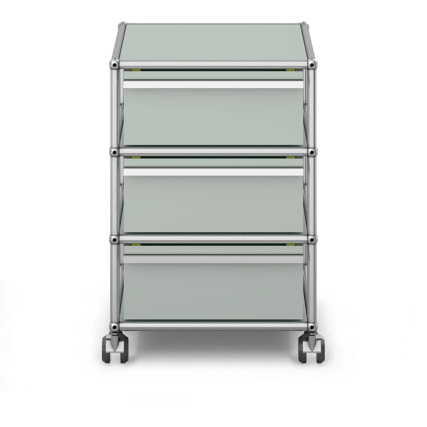 USM - USM Haller Mobile Pedestal M26 Light Gray - Hurtsar - Fritz Haller & Paul Schärer - Grå