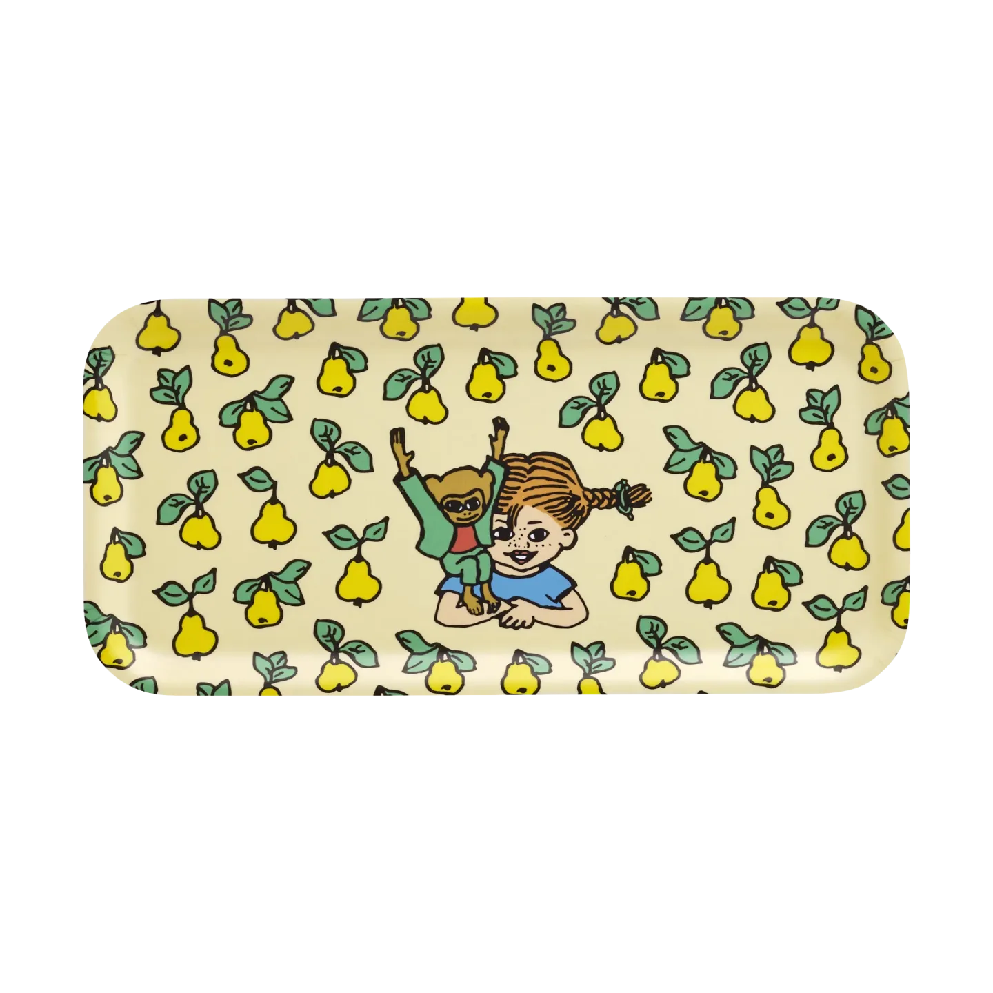 Muurla Pippi Tablett 13x27 cm Fruits