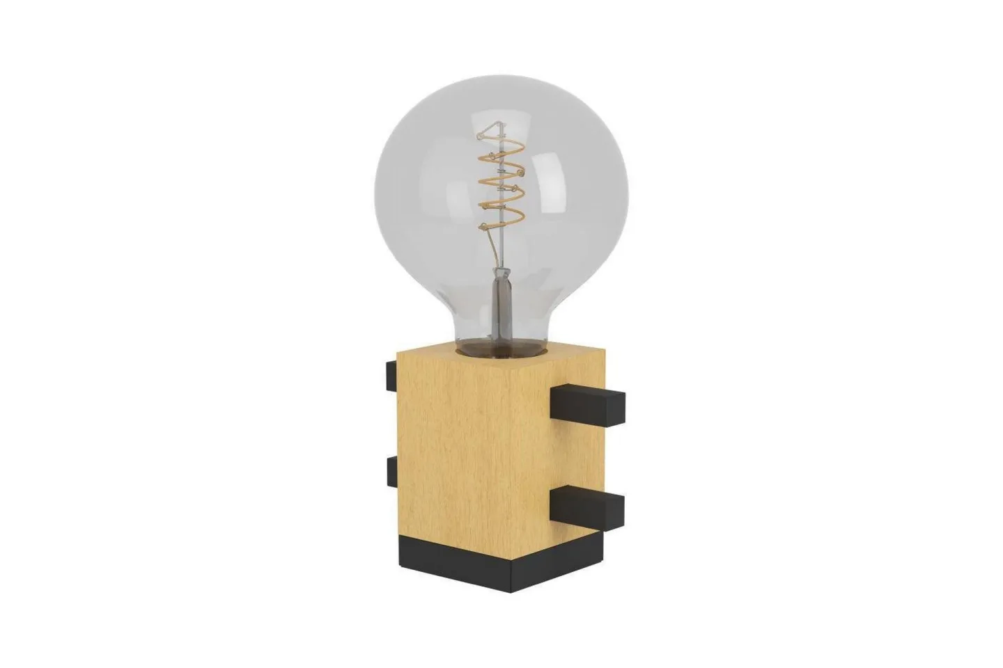 Bordslampa Eglo Levantara Svart/Trä -