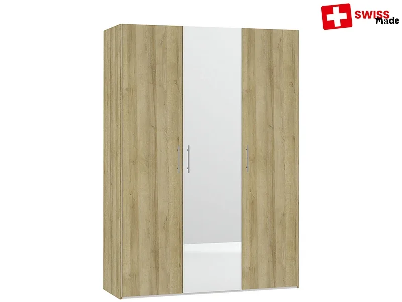 Drehtürenschrank OLTEN eiche 3 Türen