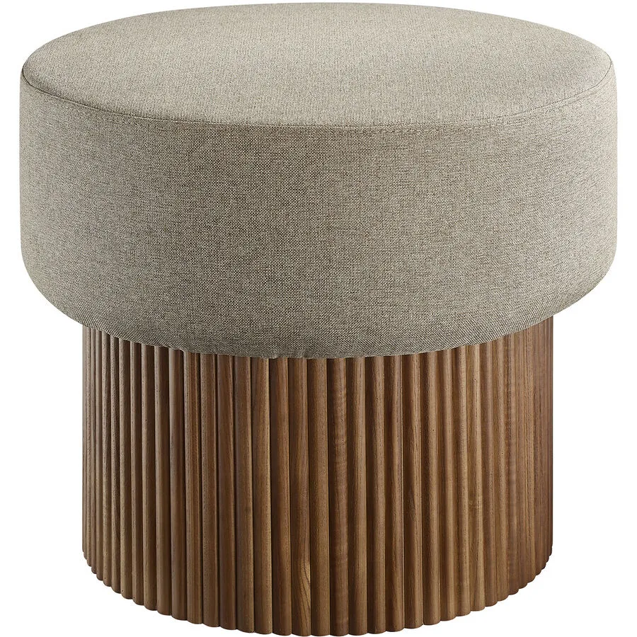 Hocker Bexlo Walnuss MDF H 43 B 50 cm