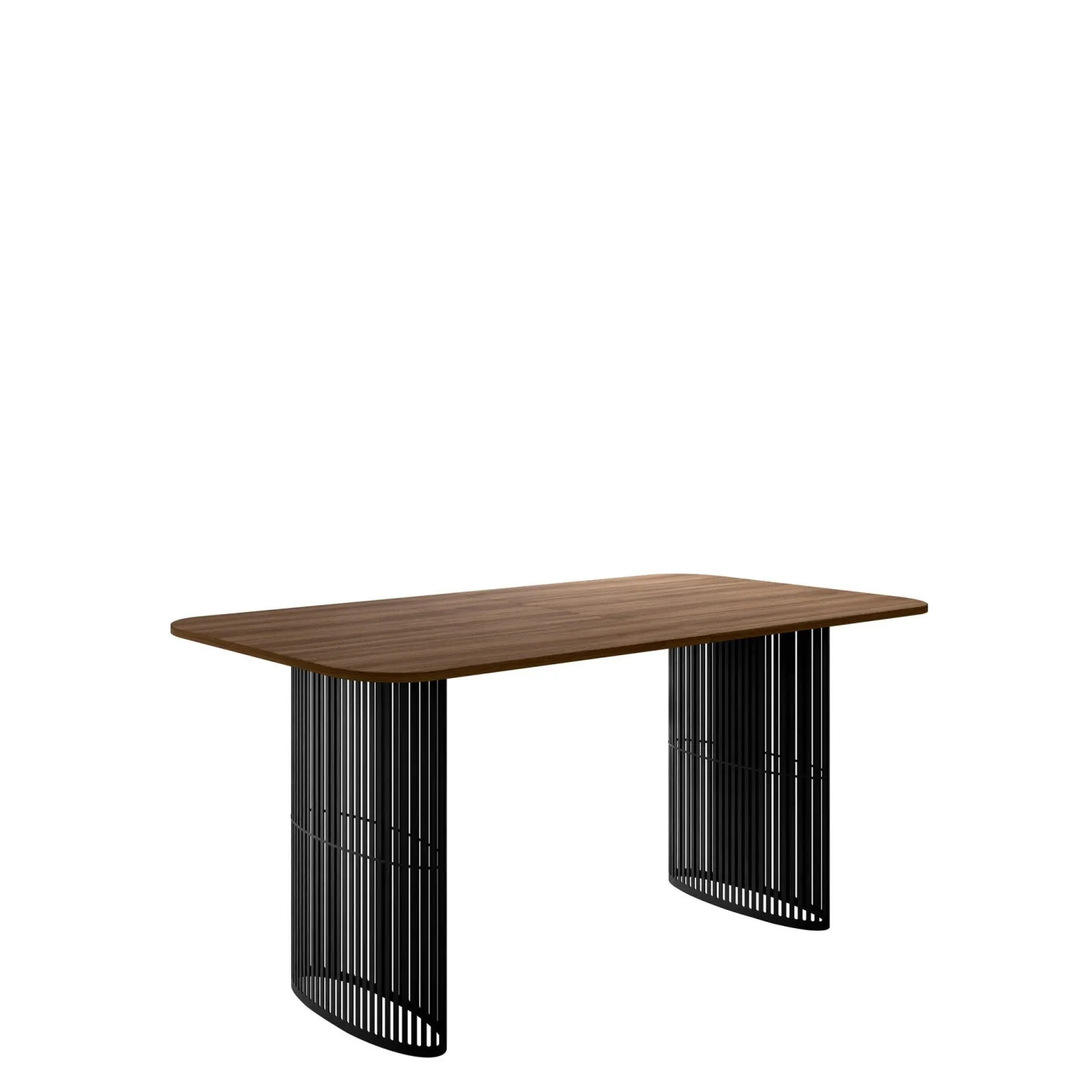 Mirion Matbord förlängningsbart 160-236 cm - svart / brun