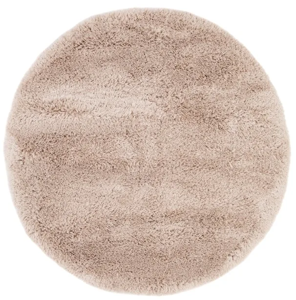 Runde tepper - Kanvas (beige) (Størrelse: Ø 200 cm)