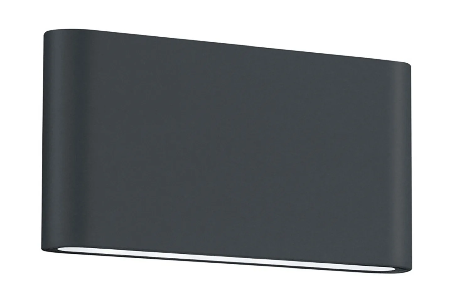 Thames II LED Vägglampa 17,5x9 cm antracit - Antracit/Vit