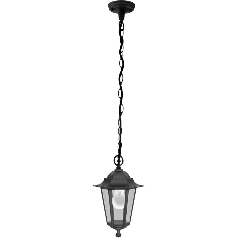 Eglo Deckenlampe aussen Laterna 4 Schwarz Aluminium 90 cm - Material: Aluguss