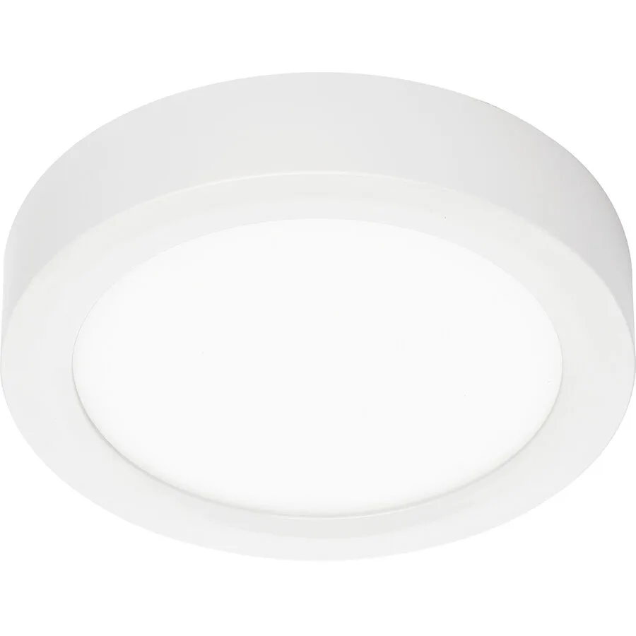 Deckenlampe Cissione Weiss Kunststoff/Metall 17 cm 3 cm - LED - Lichtfarbe: Helles Neutralweiss - Material: Metall/Kunststoff - Deckenlampe- LED