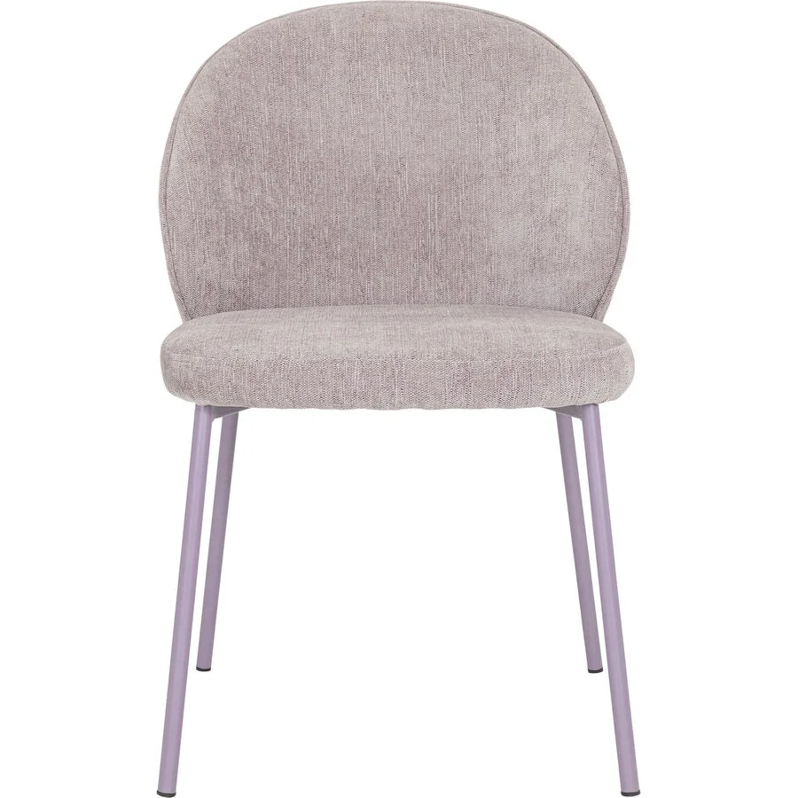 Stuhl Maelia violet Stoff