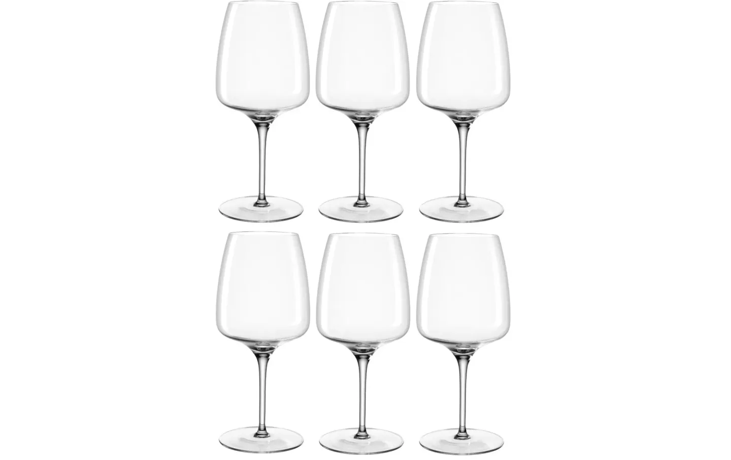 Alltron Rotweinglas Cesti 500 ml, 6 Stück Transparent | Schubiger Möbel