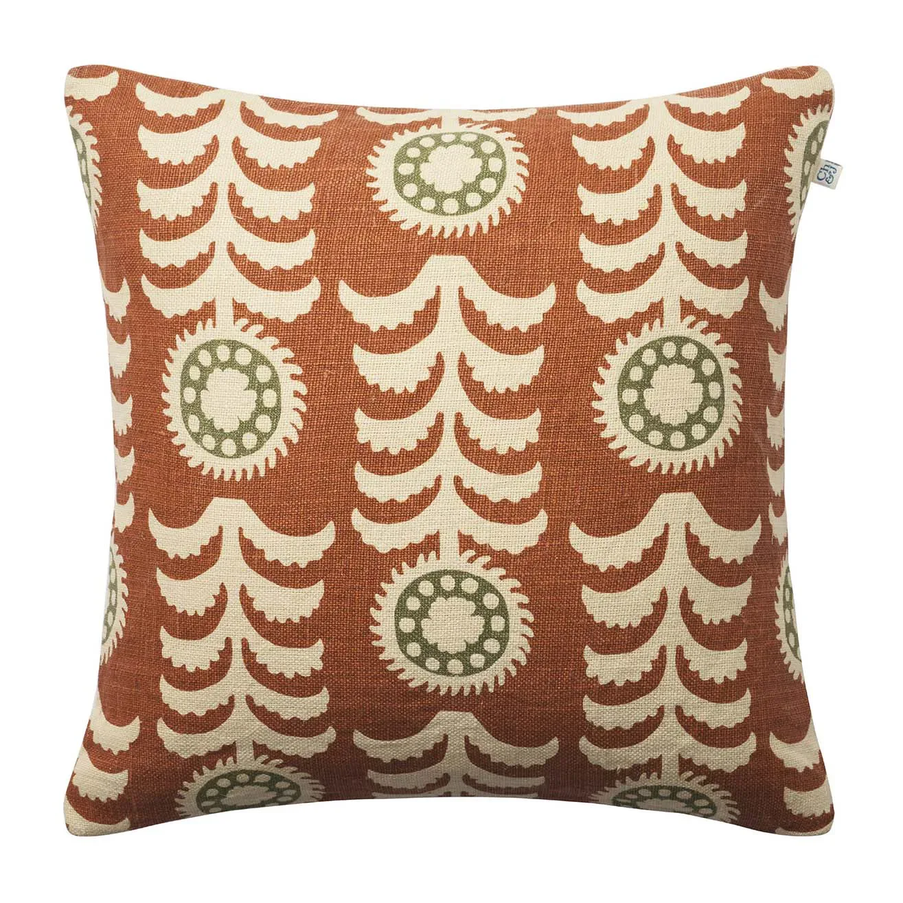 Chhatwal & Jonsson Alok kuddfodral 50x50 cm Terracotta-cactus green