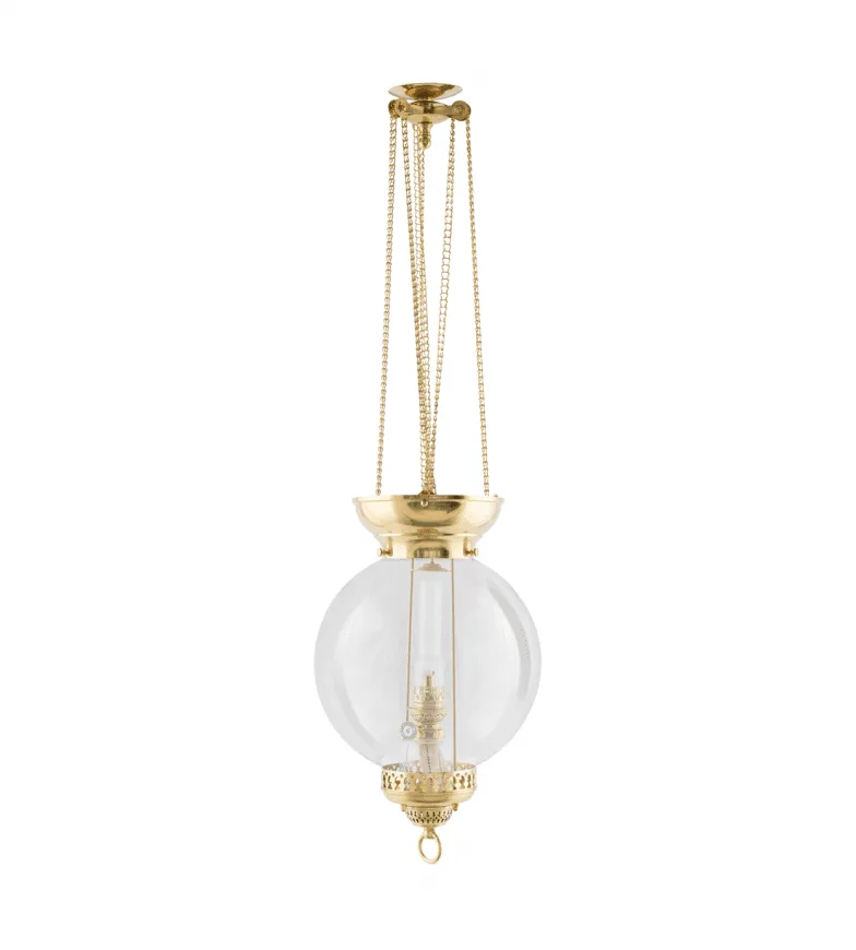 Karlskrona lampfabrik - Månskenslampa - Karlskrona lampfabrik - Mässing