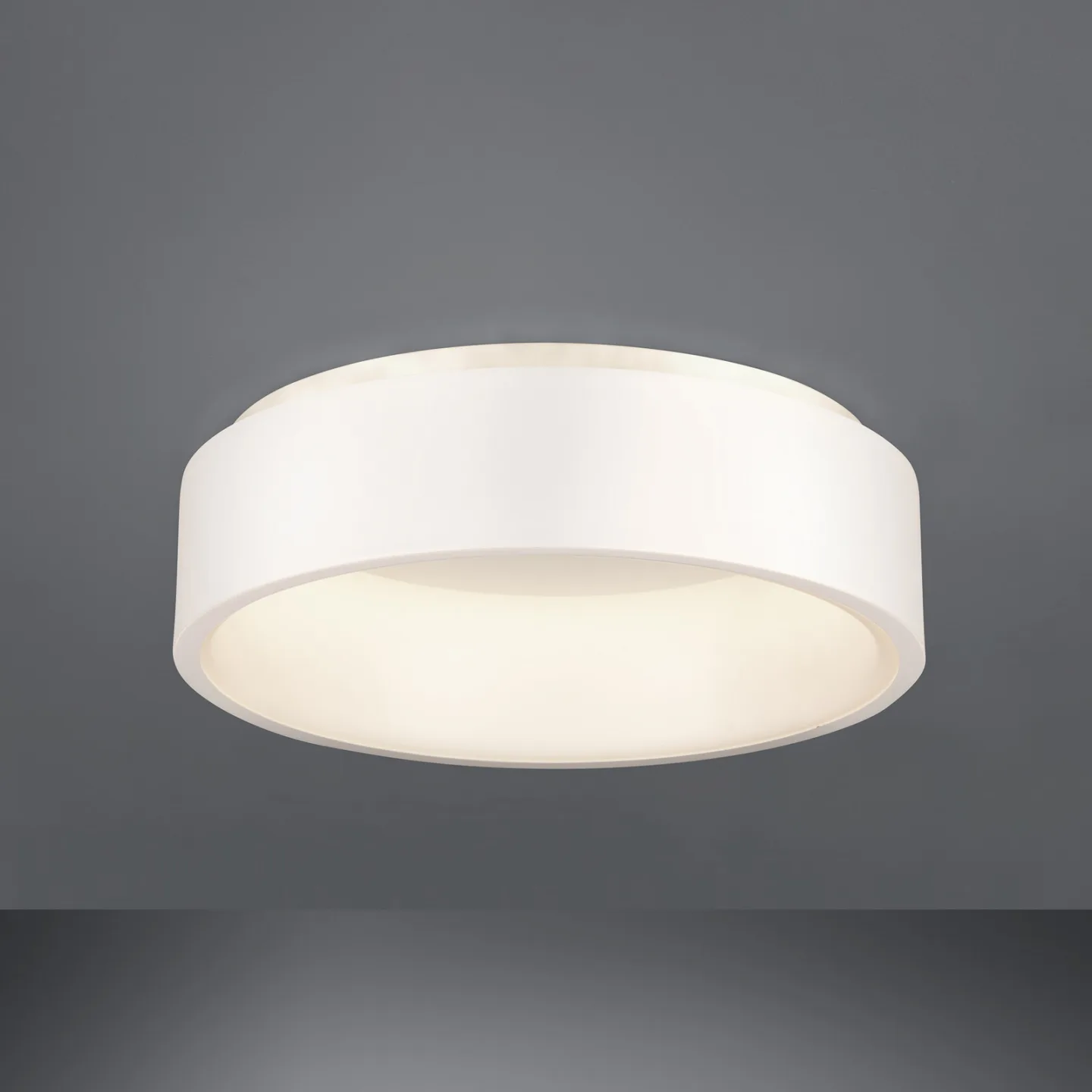 Marghera LED-Deckenleuchte, weiß, Ø 45 cm - Stars of Light - Wohnzimmer - Modern - Metall - Einflammig