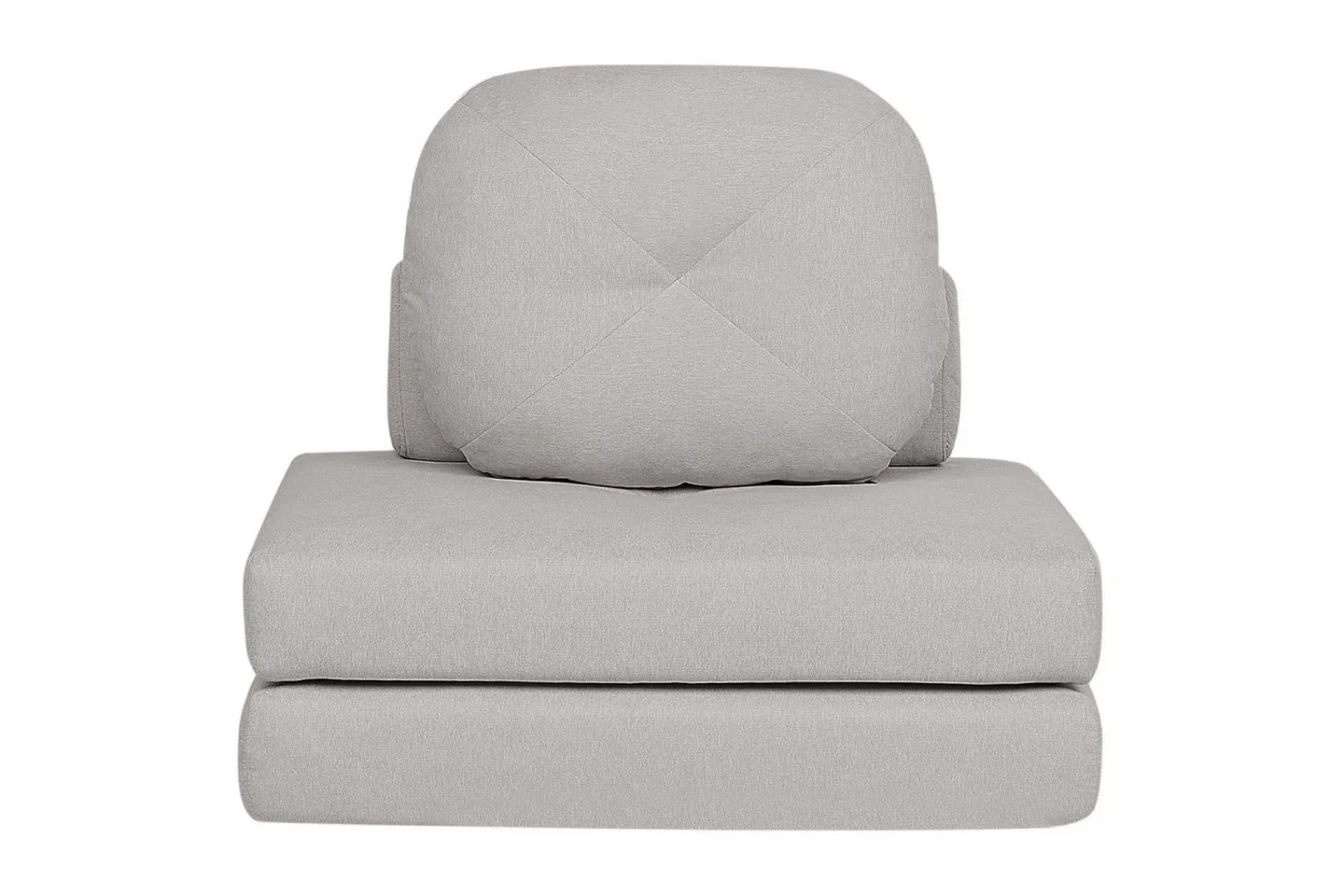 Bäddsoffa Olden - Grå/Polyester, 81x182 cm