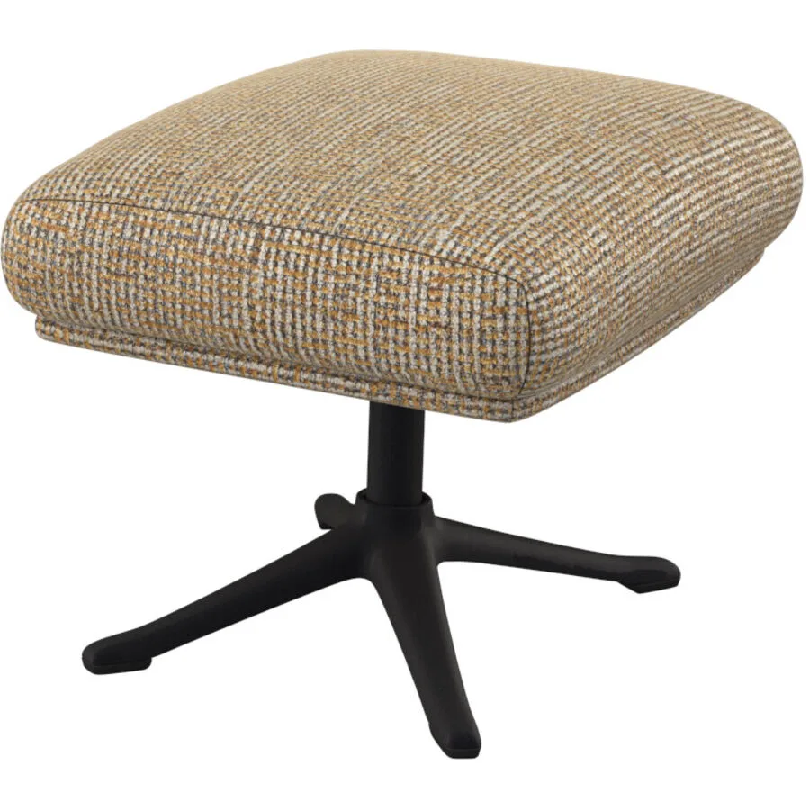 Hocker Halani honiggelb Stoff, Polyester B 41 T 54 H 41 cm