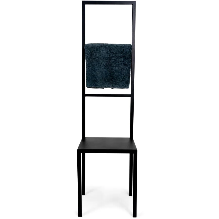 Spinder Design Wäscheleiter Hesta Schwarz Stahl 40 cm 40 cm 150 cm