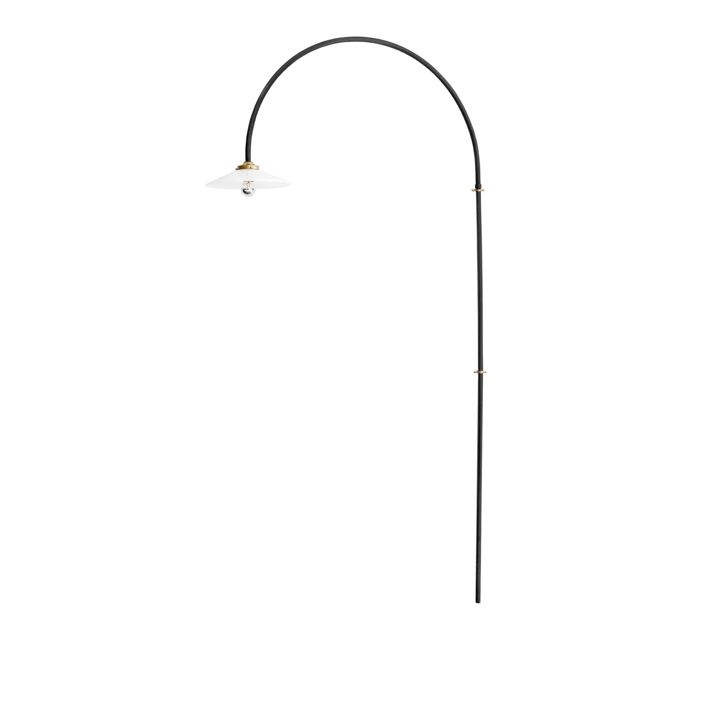 Valerie Objects - Hanging Lamp N°2 Black - Vägglampor - Muller Van Severen - Svart - Glas/Metall
