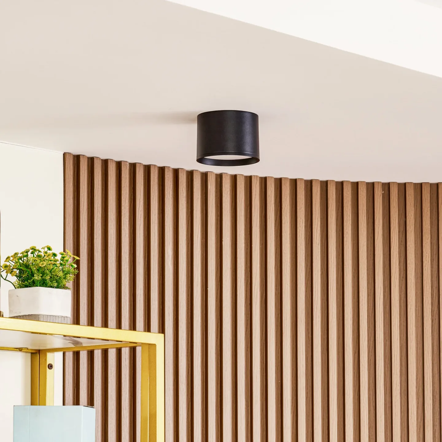 Nivoria LED Påbygningsspot Ø12 Black - Lindby - Stue - Moderne - Aluminium - Rund