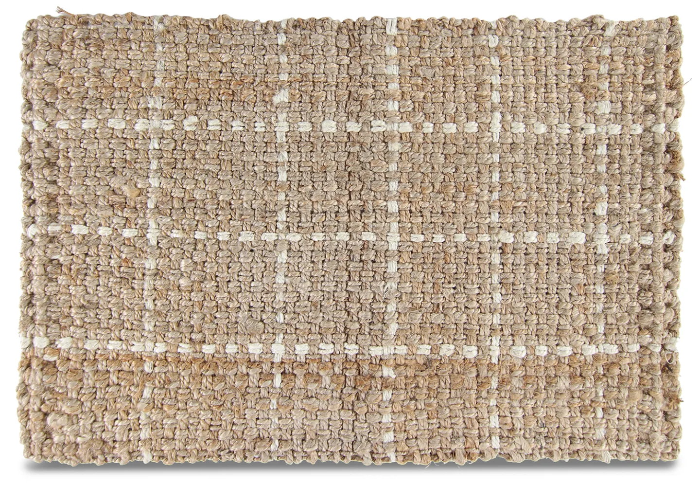 Dørmatte - Esther (natur/hvit) (Størrelse: 60 x 90 cm)