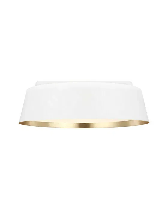 Asher Flush Mount Matte White