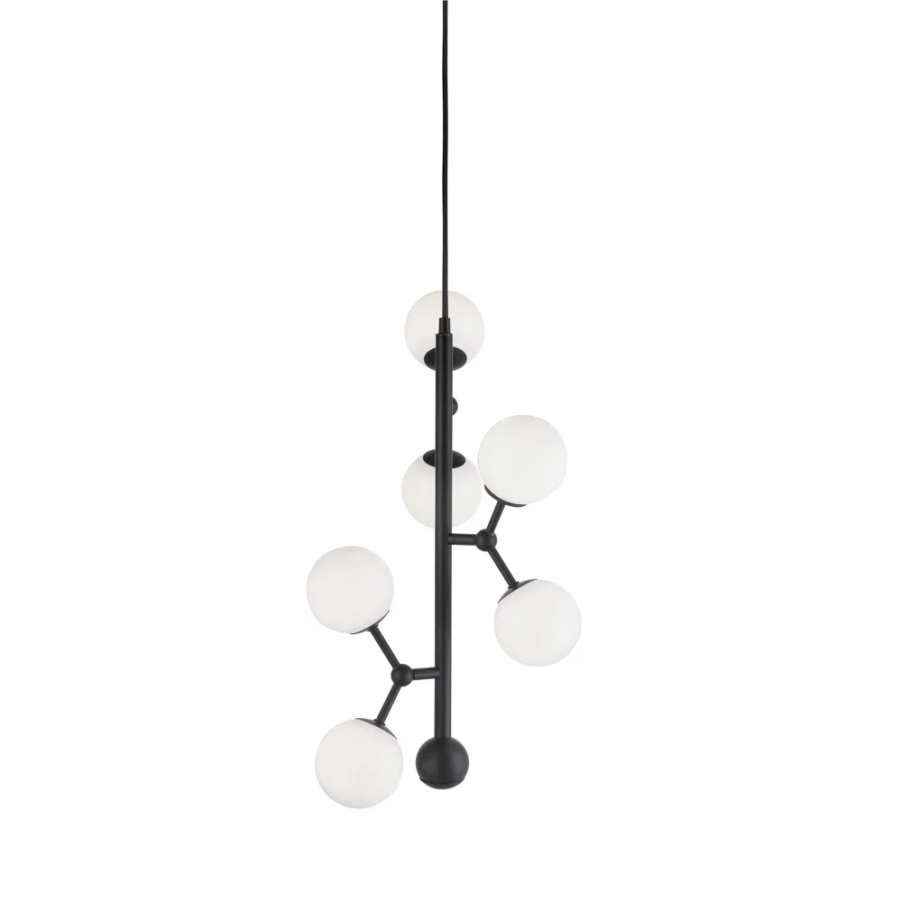 Halo Design - Atom vertical Ø30 - Taklampa - Svart