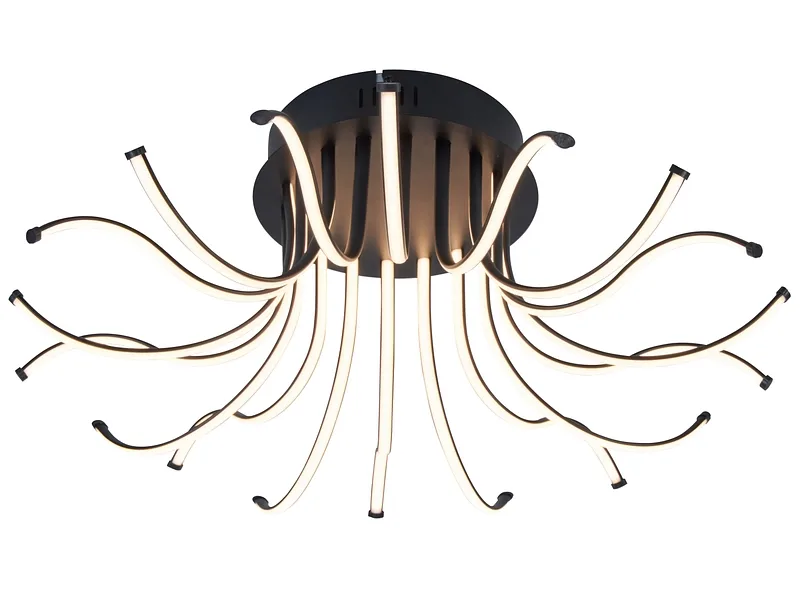 Deckenlampe LED SCOT 59cm 55W schwarz
