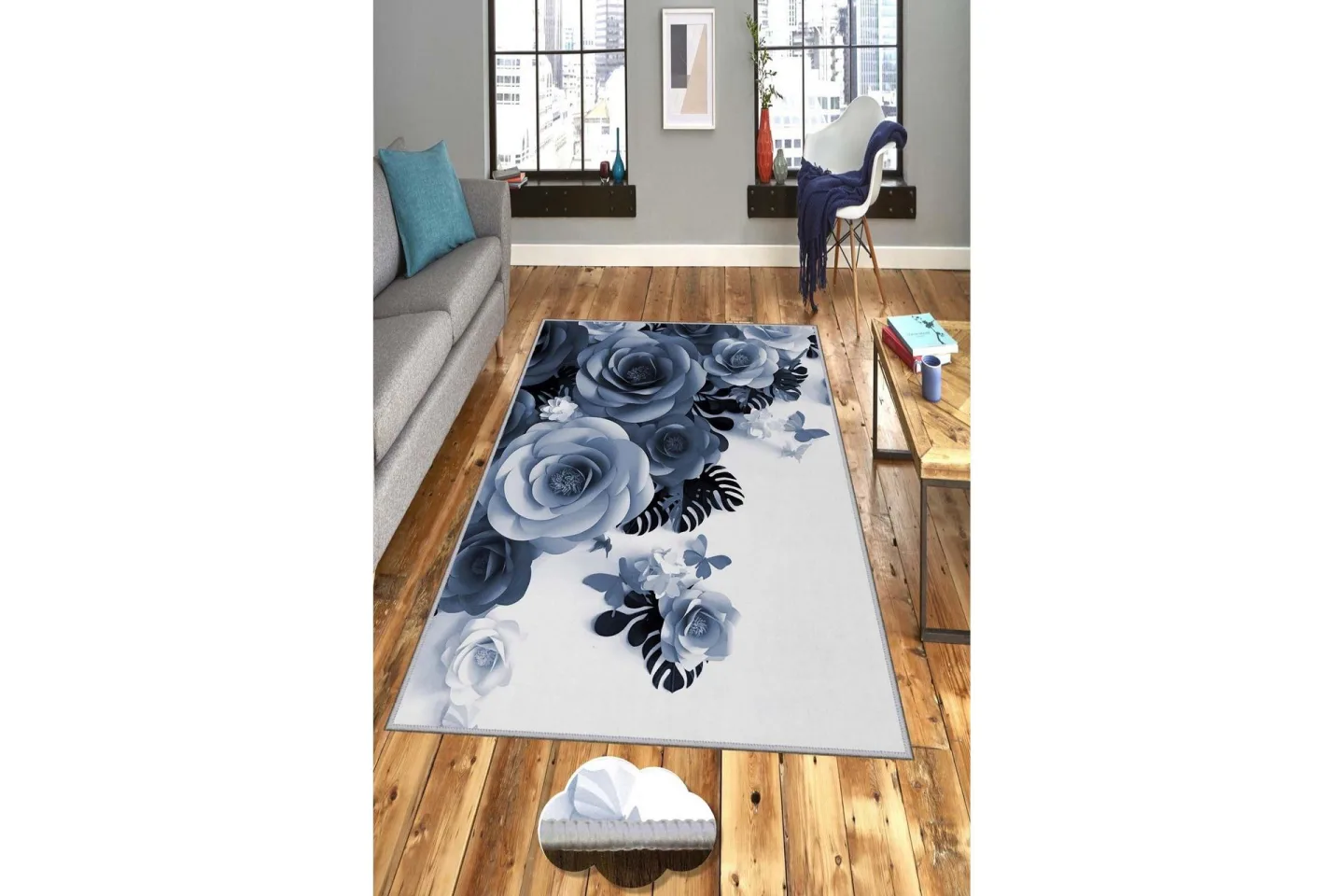 Homefesto Matta 50x80 cm - Multifärgad