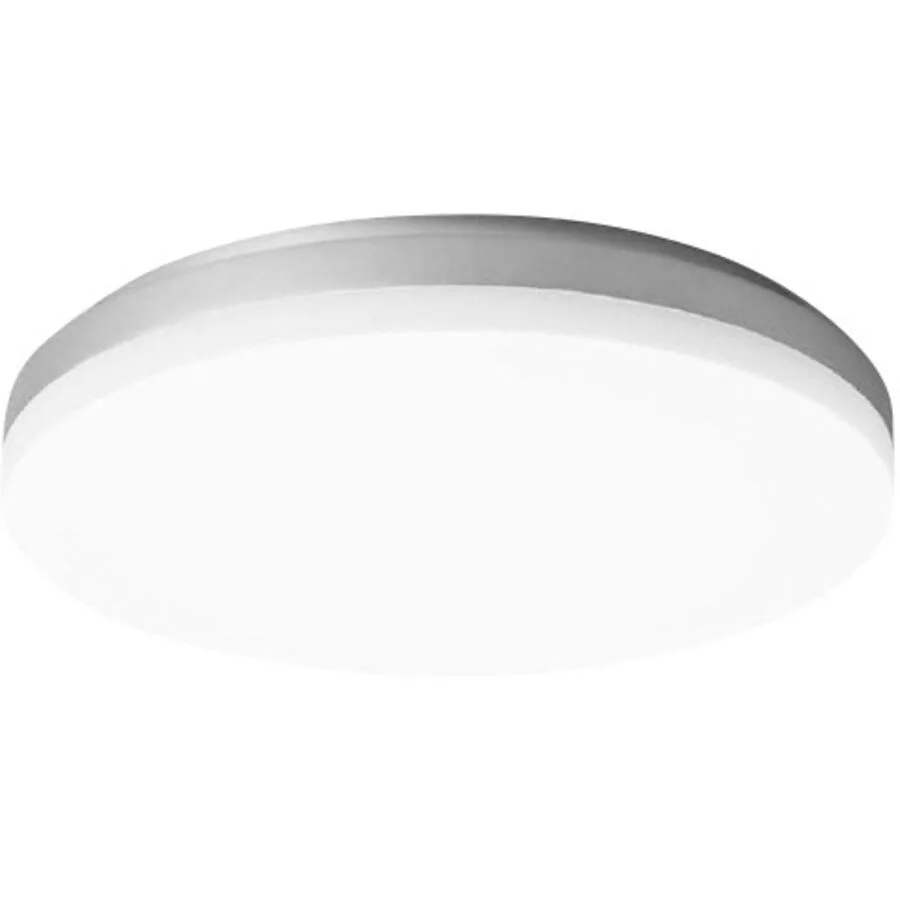Deckenlampe Gideon Silber 27 cm 4.3 cm - Material: Aluminium / Acrylglas - LED - LED Energiesparlampen