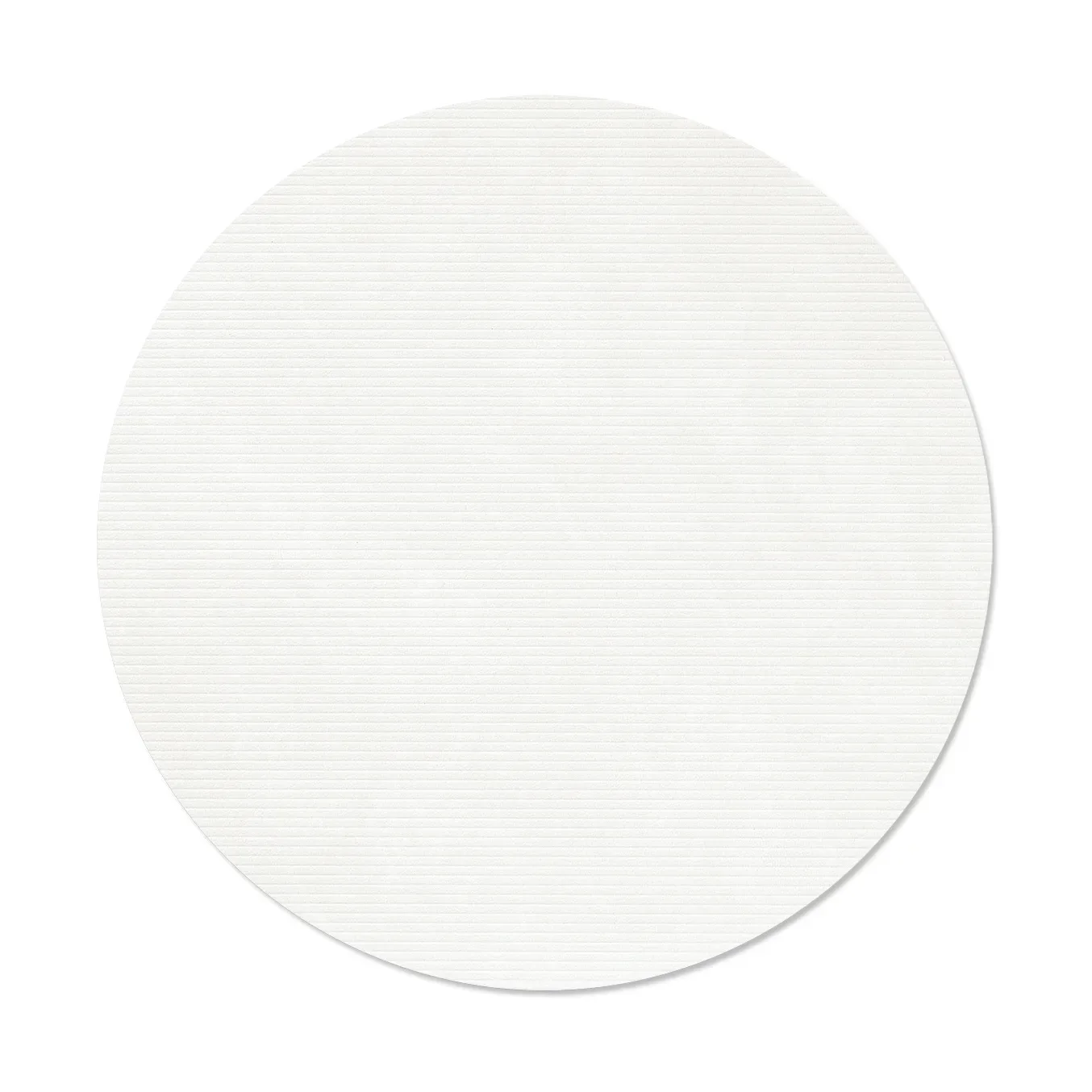 LIND DNA Corduroy Tischset Pure white, circle, L