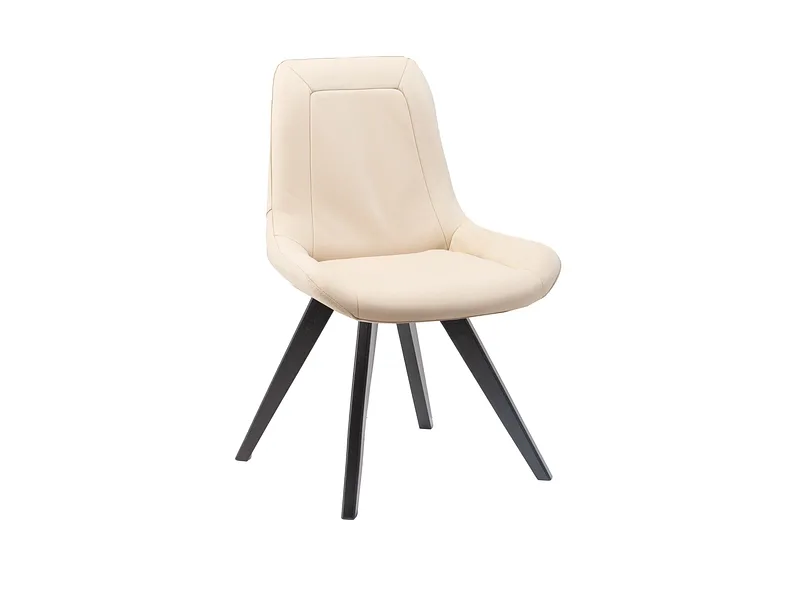 Stuhl AROSA Echtleder beige