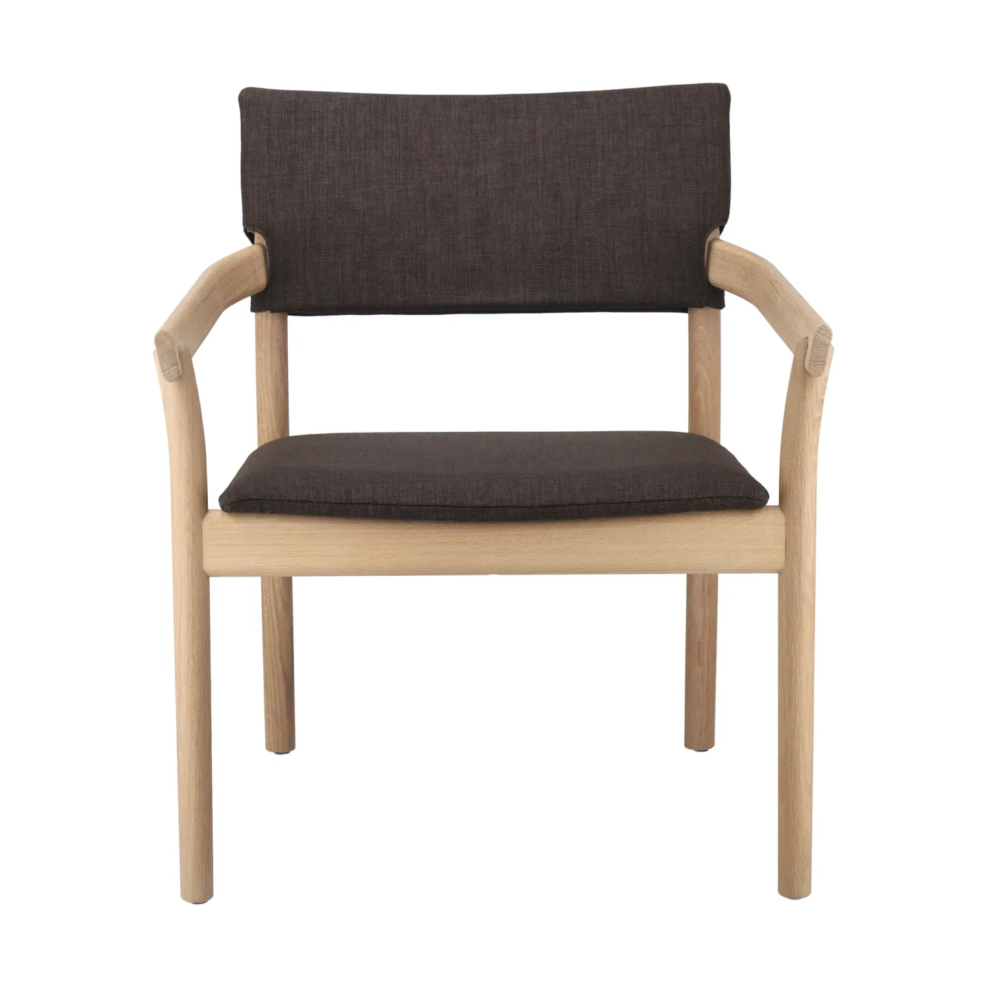 Gärsnäs Vyn fåtölj klädd rygg och sits Monocoat natural-Lido 46 mole