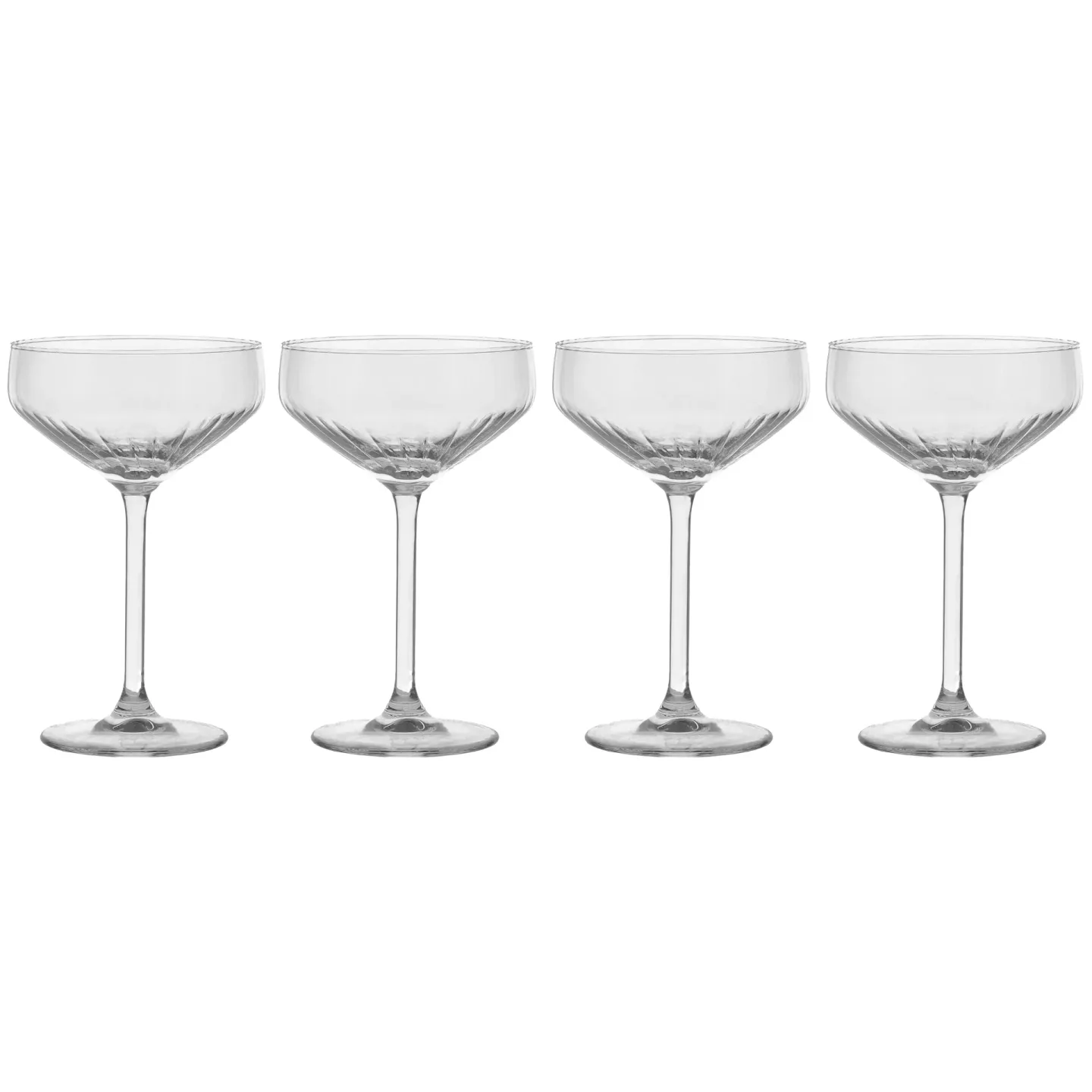 Scandi Living Pristine Sektglas 29 cl 4er-Pack Klar