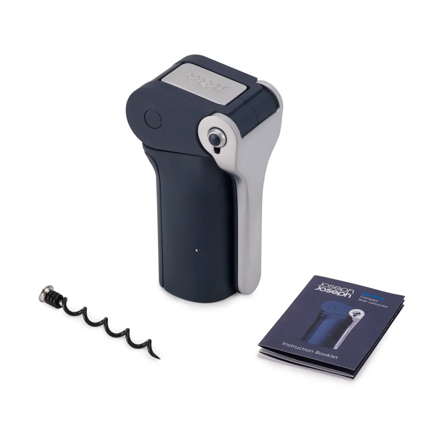 Joseph Joseph Barwise compact Hebel-Korkenzieher 12,6 cm Blau