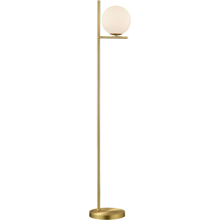 Stehlampe Reya Metall 25 cm 150 cm - Farbe: messing matt