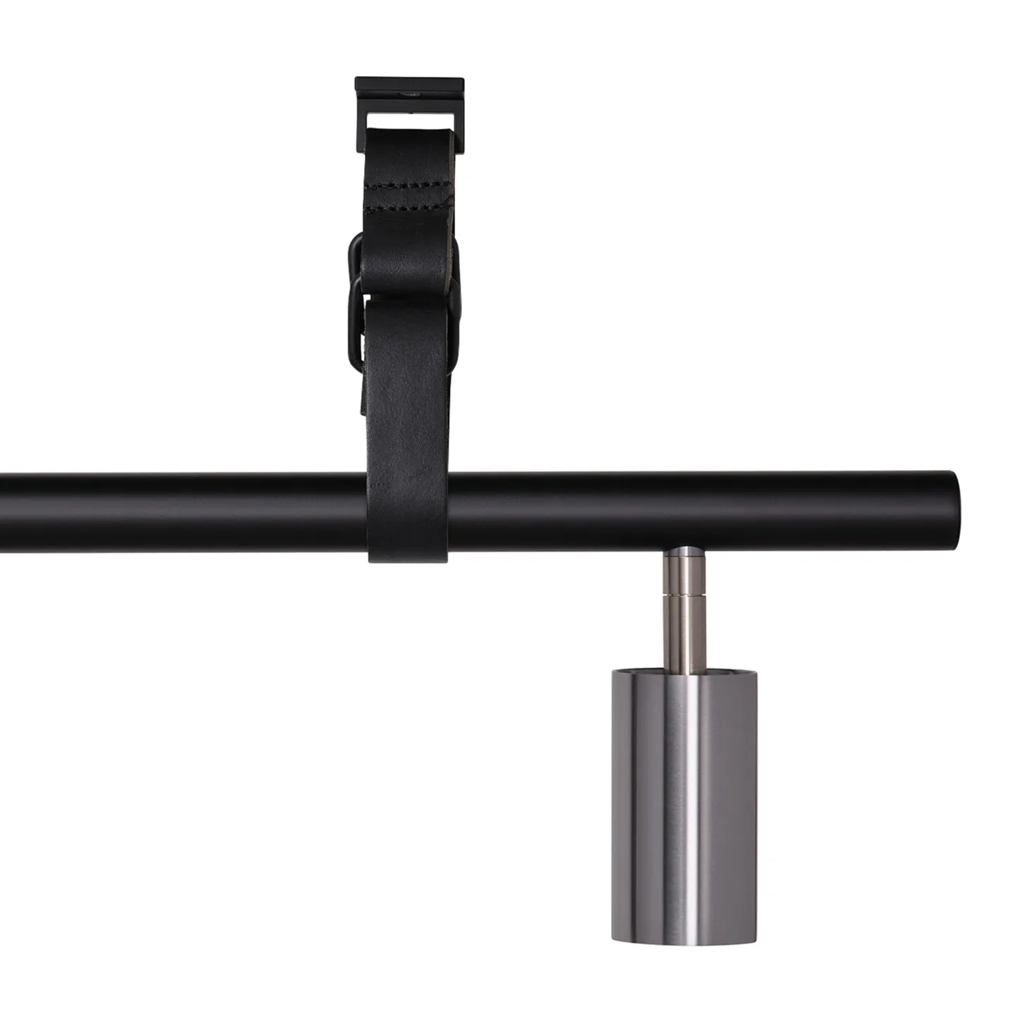 Rubn - Long John 6 Black/Steel / Black Leather - Takkronor - Niclas Hoflin - Silver,Svart